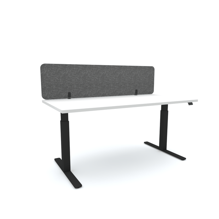 Acoustic Desk Screen, 1800mm x 24mm x 400mm, Choice of Colours