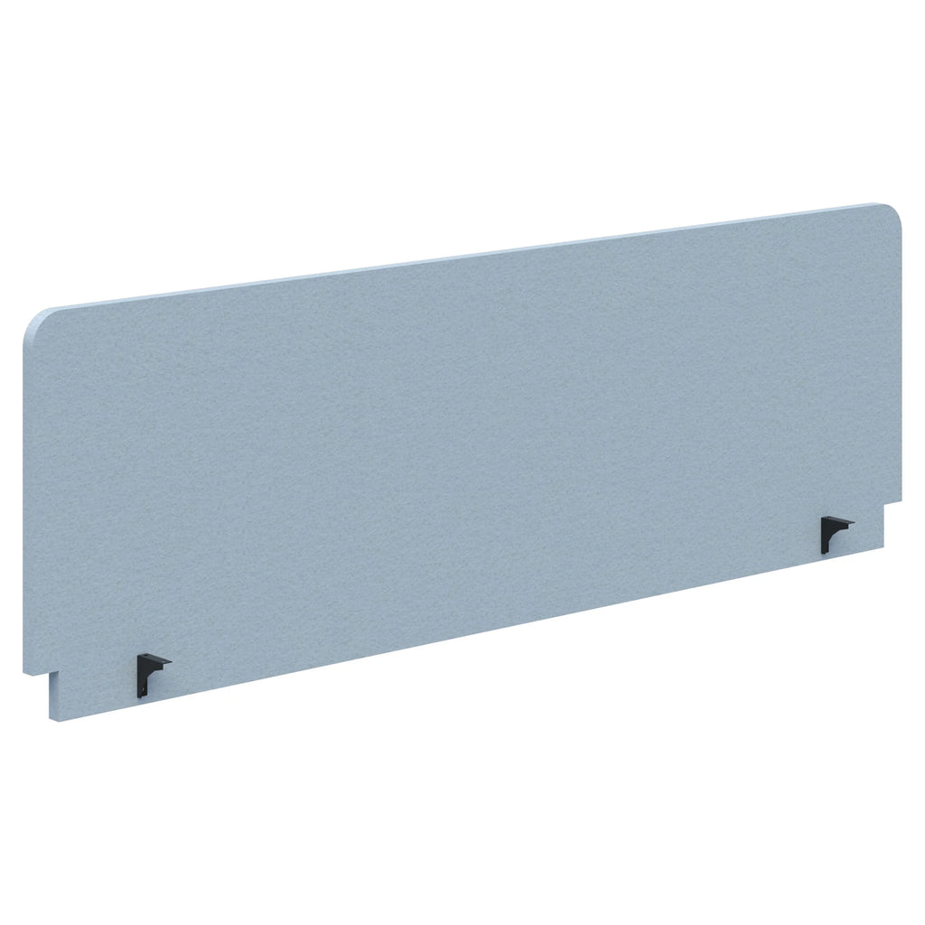 Acoustic Desk Screen Centre, 1200mm x 24mm x 580mm, Pacific Blue | Boyd ...