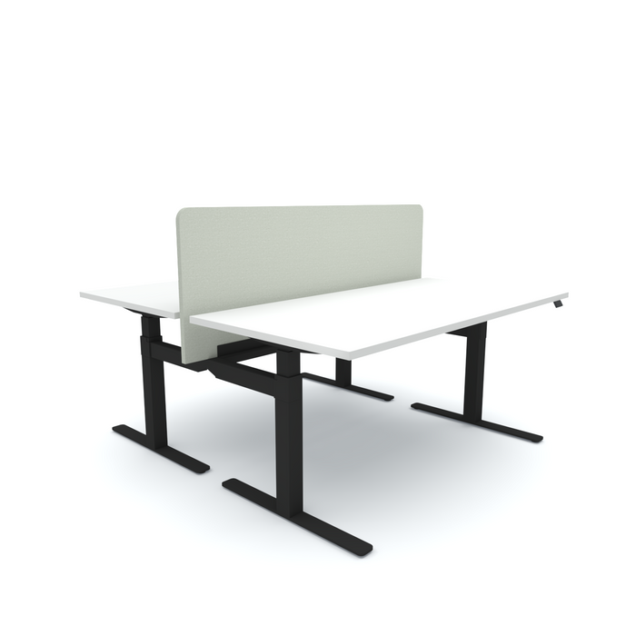 Acoustic Desk Screen Centre, 1200mm x 24mm x 800mm, Choice of Colours Sage BVASC240812SE