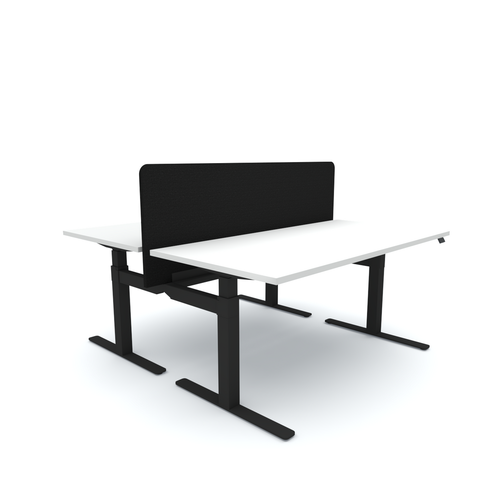 Acoustic Desk Screen Centre, 1500mm x 24mm x 800mm, Choice of Colours ...