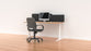 Acoustic Desk Screen Milford 400mm x 1800mm, Privacy Screen, Choice of Colours Black BVASMILFORD0418BB