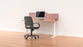 Acoustic Desk Screen Milford 400mm x 1800mm, Privacy Screen, Choice of Colours Blush Pink BVASMILFORD0418BP