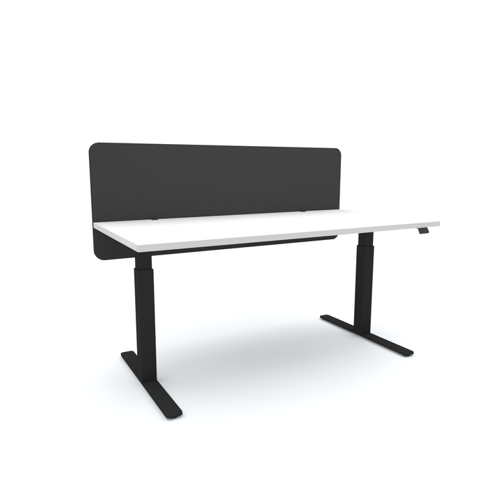Acoustic Desk Screen Modesty 1200mm x 24mm x 600mm, Choice of Colours