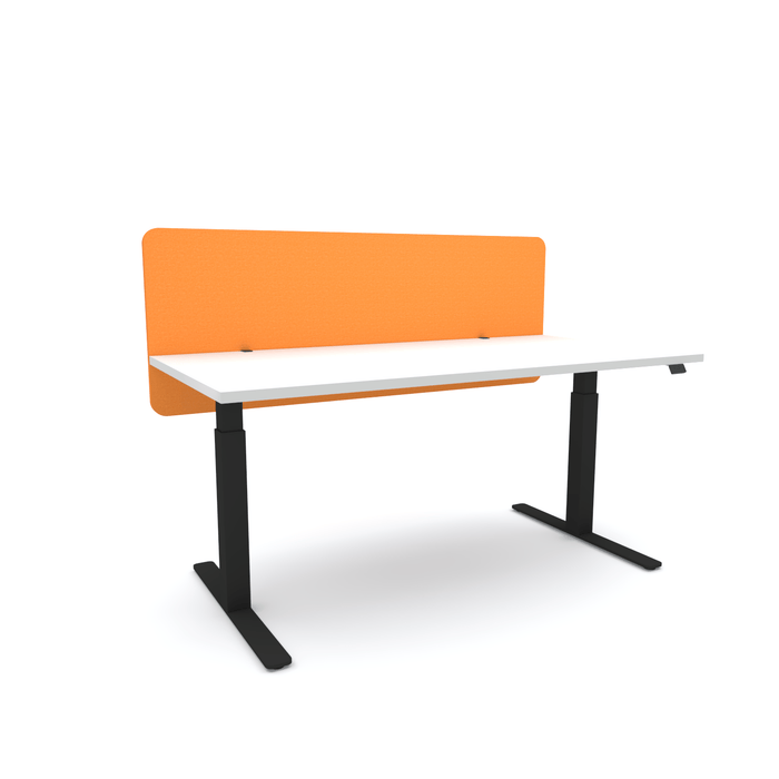 Acoustic Desk Screen Modesty 1200mm x 24mm x 600mm, Choice of Colours