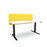 Acoustic Desk Screen Modesty 1200mm x 24mm x 600mm, Choice of Colours Yellow BVASM240612YY