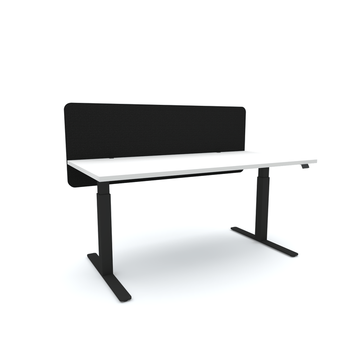 Acoustic Desk Screen Modesty 1500mm x 24mm x 600mm, Choice of Colours