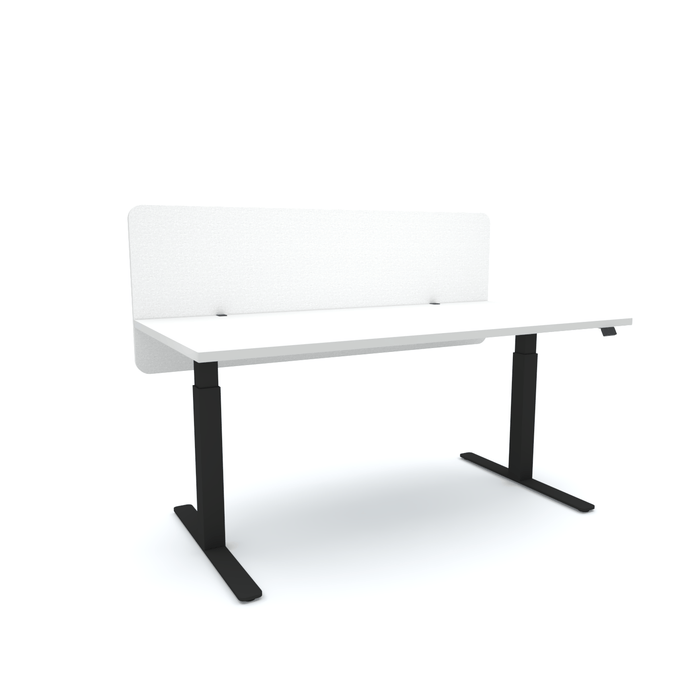 Acoustic Desk Screen Modesty 1500mm x 24mm x 600mm, Choice of Colours