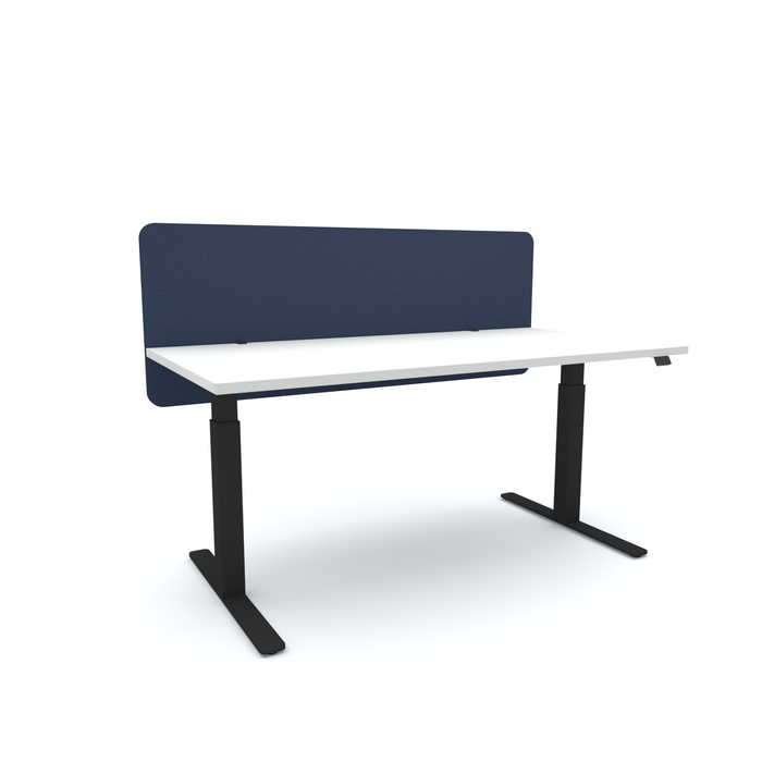Acoustic Desk Screen Modesty 1500mm x 24mm x 600mm, Choice of Colours