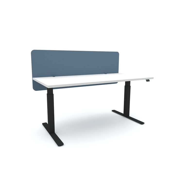 Acoustic Desk Screen Modesty 1800mm x 24mm x 600mm, Choice of Colours