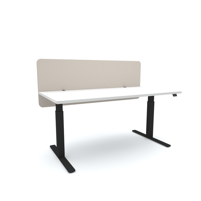 Acoustic Desk Screen Modesty 1800mm x 24mm x 600mm, Choice of Colours