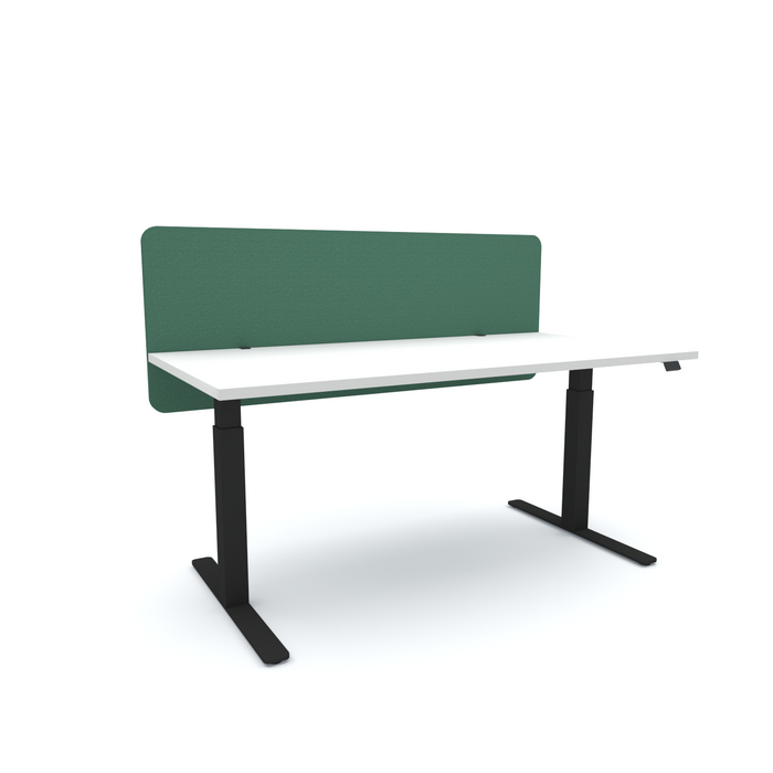 Acoustic Desk Screen Modesty 1800mm x 24mm x 600mm, Choice of Colours Forest Green BVASM240618FG
