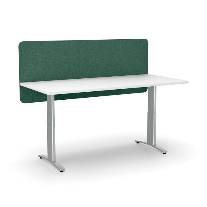 Acoustic Desk Screen Modesty Panel 600mm x 1200mm - Choice of Colours Forest Green BVASM0612FG