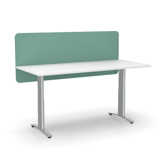 Acoustic Desk Screen Modesty Panel 600mm x 1200mm - Choice of Colours Turquoise BVASM0612TQ
