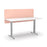 Acoustic Desk Screen Modesty Panel 600mm x 1500mm - Choice of Colours Blush Pink BVASM0615BP