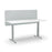 Acoustic Desk Screen Modesty Panel 600mm x 1500mm - Choice of Colours Light Grey BVASM0615LG