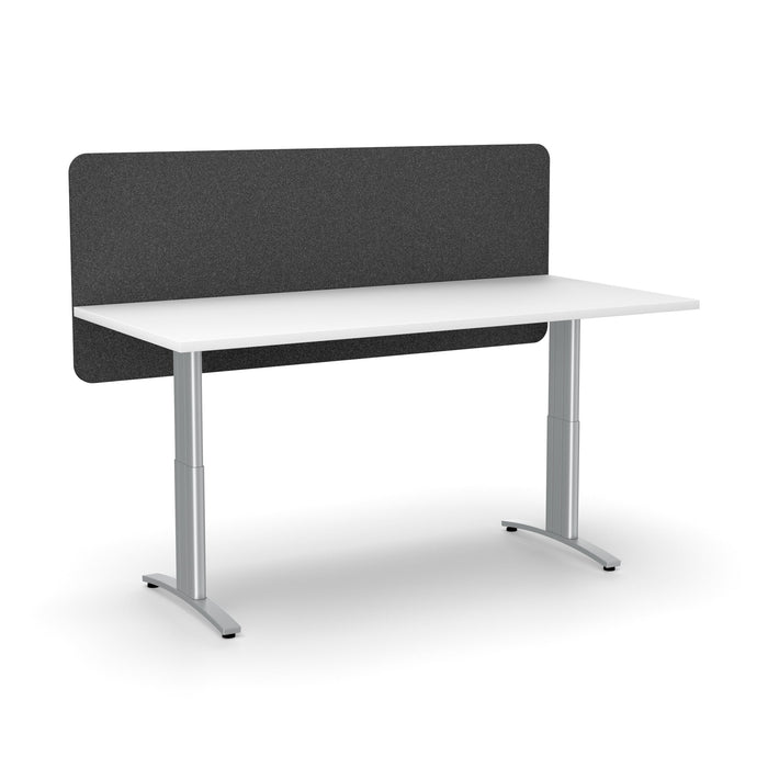 Acoustic Desk Screen Modesty Panel 600mm x 1500mm - Choice of Colours Sesame Grey BVASM0615SG