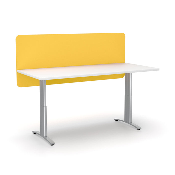 Acoustic Desk Screen Modesty Panel 600mm x 1500mm - Choice of Colours Yellow BVASM0615YY