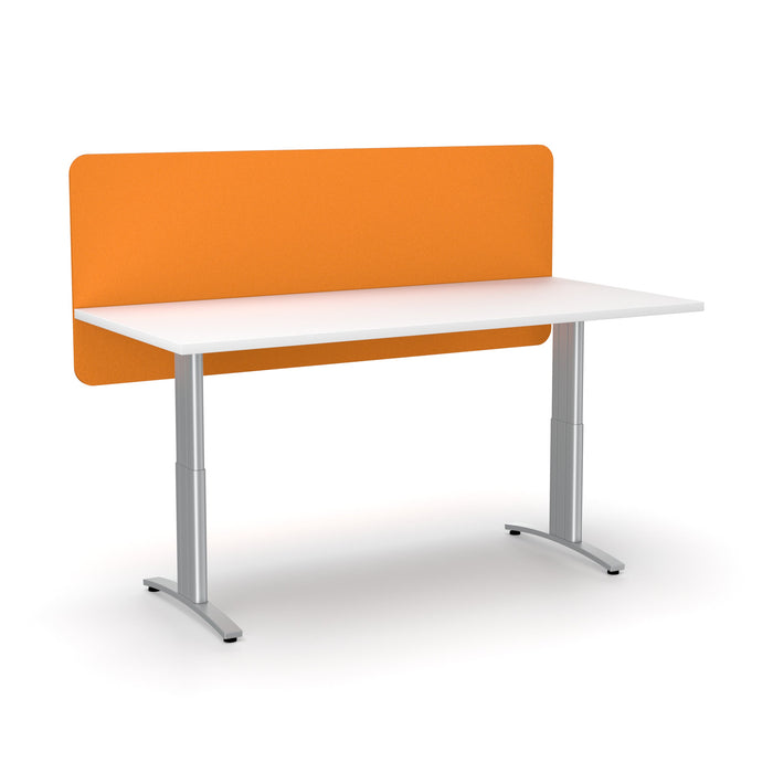 Acoustic Desk Screen Modesty Panel 600mm x 1800mm - Choice of Colours Orange BVASM0618OO