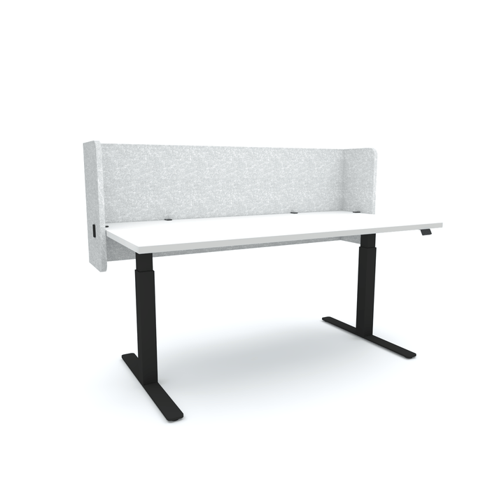 Acoustic Desk Screen Pod, 1200mm x 24mm x 600mm, Choice of Colours