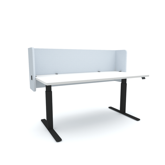 Acoustic Desk Screen Pod, 1200mm x 24mm x 600mm, Choice of Colours