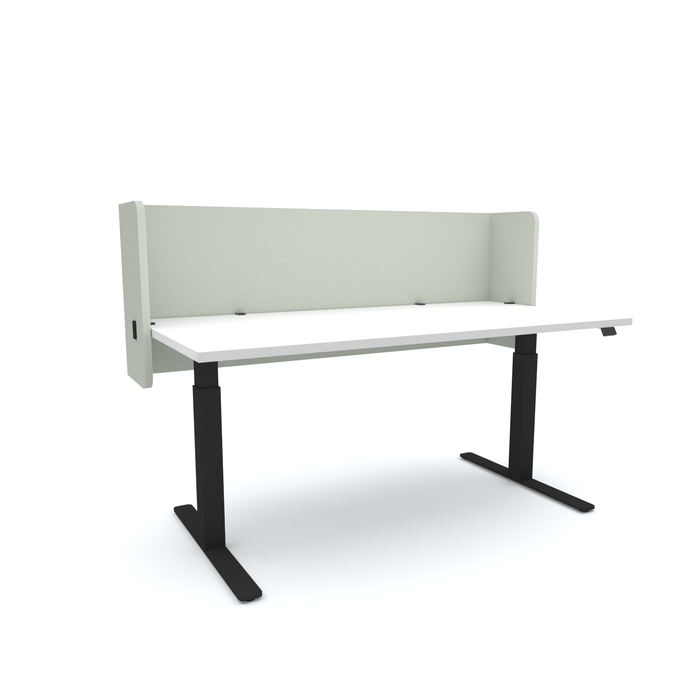 Acoustic Desk Screen Pod, 1200mm x 24mm x 600mm, Choice of Colours
