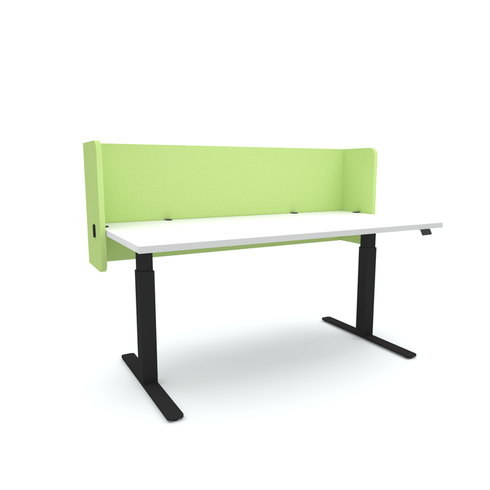 Acoustic Desk Screen Pod, 1200mm x 24mm x 600mm, Choice of Colours