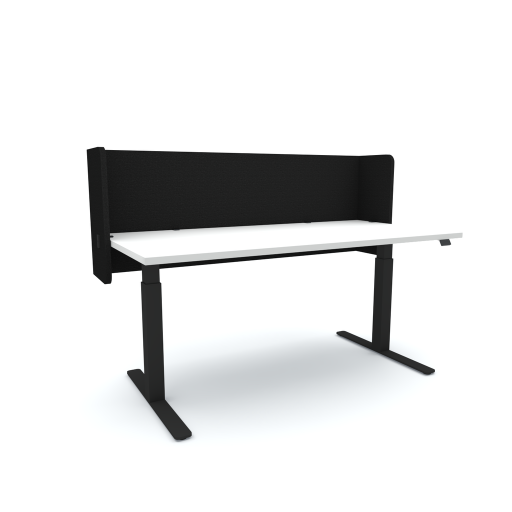 Acoustic Desk Screen Pod, 1200mm x 24mm x 600mm, Choice of Colours ...
