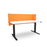 Acoustic Desk Screen Pod, 1200mm x 24mm x 600mm, Choice of Colours Orange BVASP240612OO