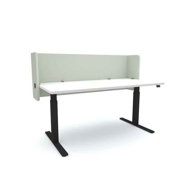 Acoustic Desk Screen Pod, 1200mm x 24mm x 600mm, Choice of Colours Sage BVASP240612SE