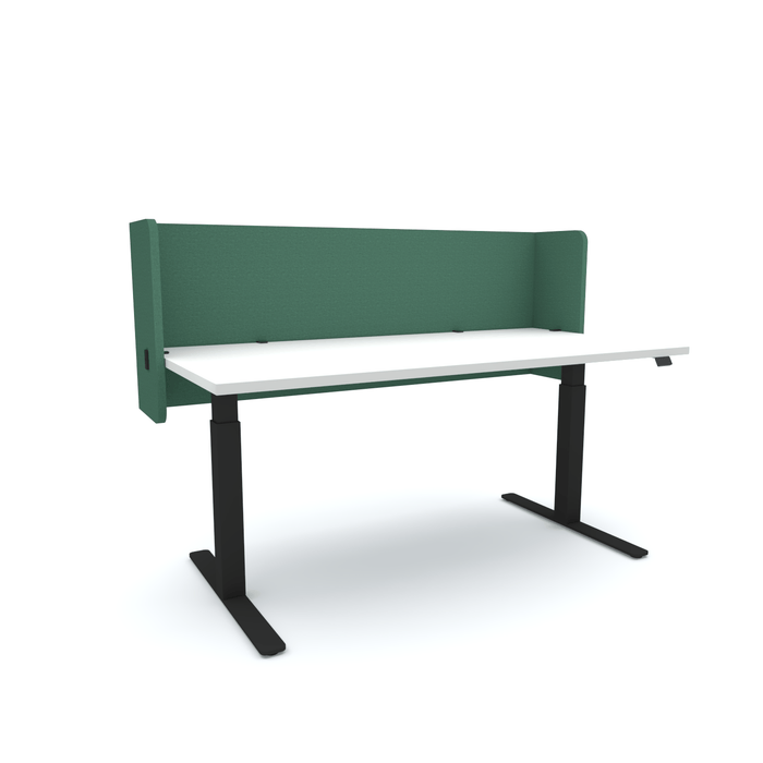 Acoustic Desk Screen Pod, 1800mm x 24mm x 600mm, Choice of Colours