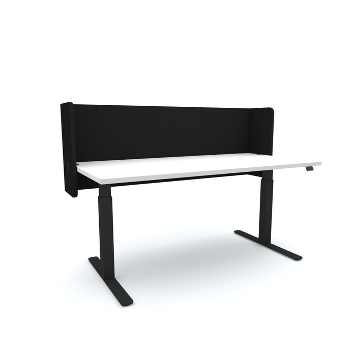 Acoustic Desk Screen Pod, 1800mm x 24mm x 600mm, Choice of Colours