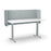 Acoustic Desk Screen Pod 600mm x 1200mm - Choice of Colours Dark Silvery Grey BVASP0612DS