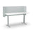 Acoustic Desk Screen Pod 600mm x 1200mm - Choice of Colours Light Grey BVASP0612LG