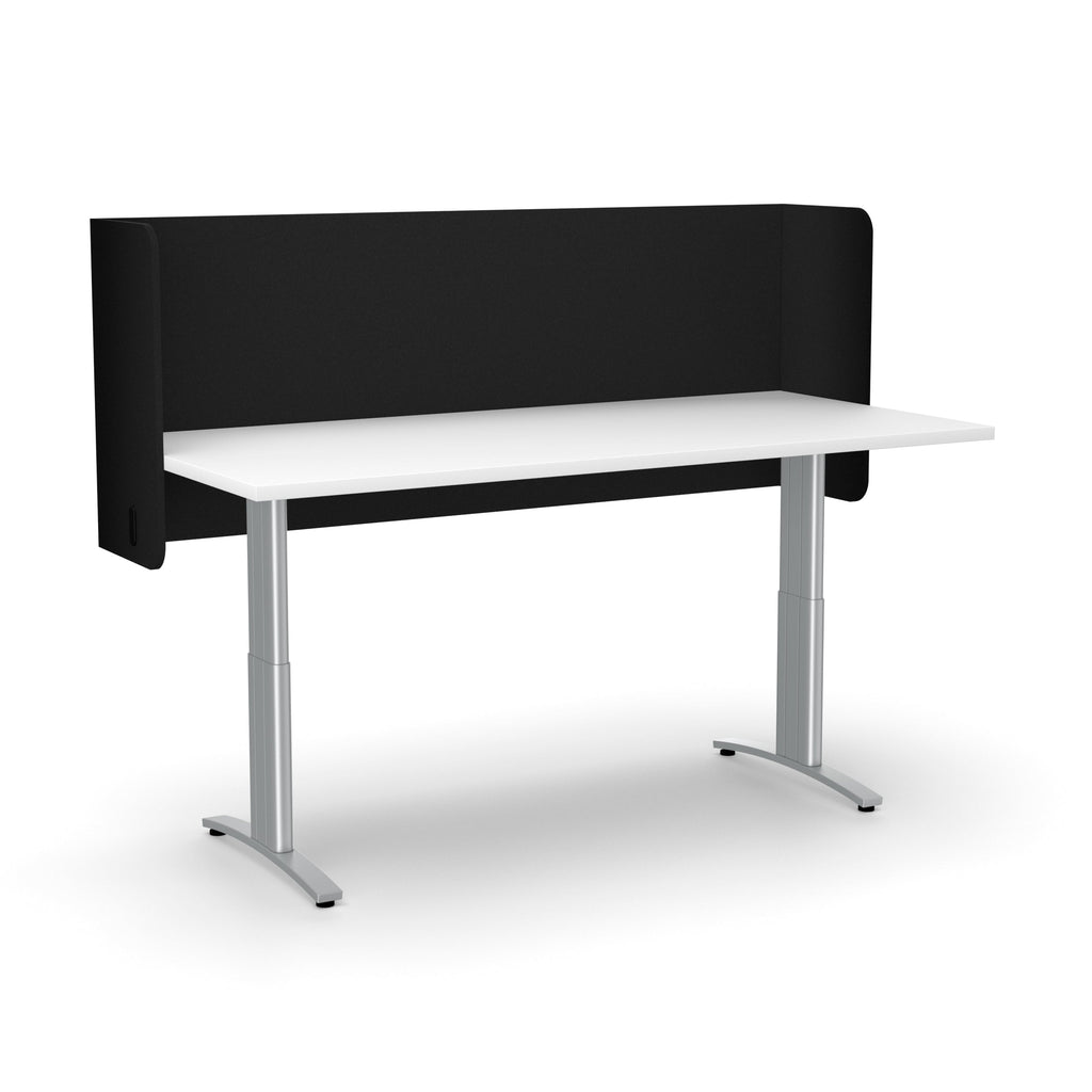 Acoustic Desk Screen Pod 600mm x 1800mm x 12mm, Choice of Colours ...