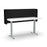 Acoustic Desk Screen Pod Parition 600mm x 1500mm - Choice of Colours Black BVASP0615BB