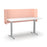 Acoustic Desk Screen Pod Parition 600mm x 1500mm - Choice of Colours Blush Pink BVASP0615BP