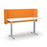 Acoustic Desk Screen Pod Parition 600mm x 1500mm - Choice of Colours Orange BVASP0615OO