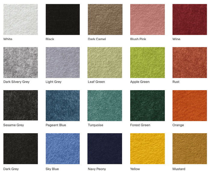 Acoustic Engraved Wall Panels, Design 10, 20 Colour Options