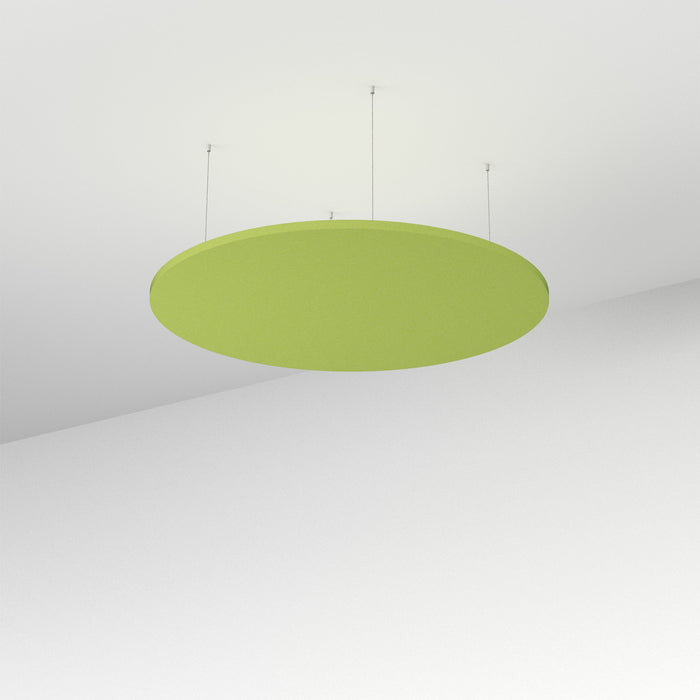 Acoustic Floating Ceiling Panel Round - Choice of Colours Apple Green BVAFPR1212AG