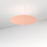 Acoustic Floating Ceiling Panel Round - Choice of Colours Blush Pink BVAFPR1212BP