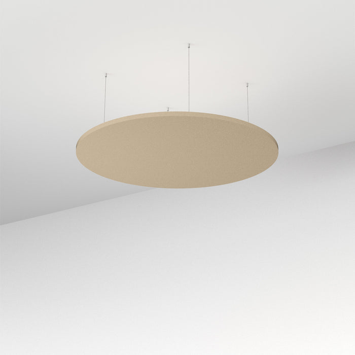 Acoustic Floating Ceiling Panel Round - Choice of Colours Dark Camel BVAFPR1212DC