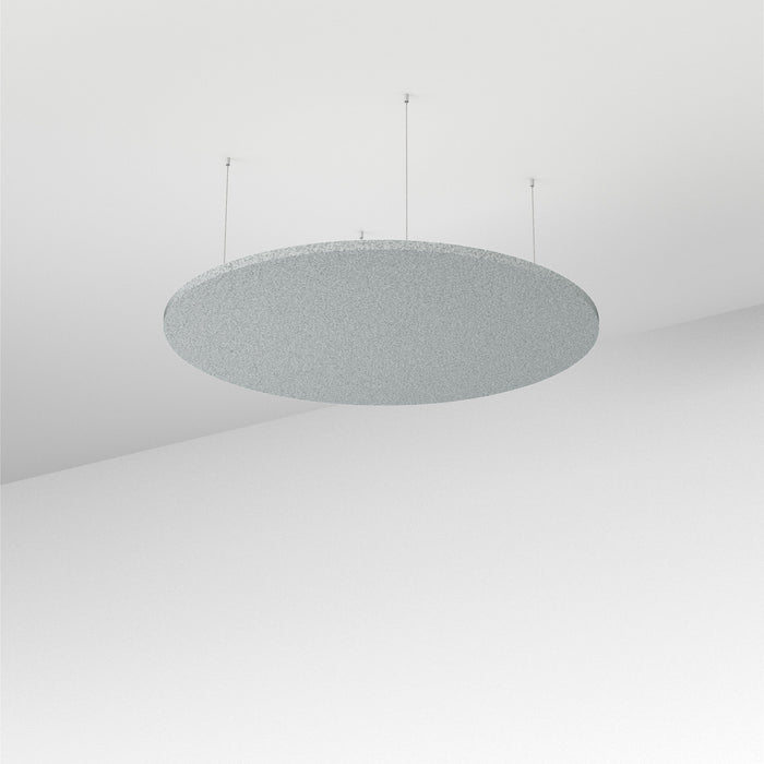 Acoustic Floating Ceiling Panel Round - Choice of Colours Dark Silvery Grey BVAFPR1212DS