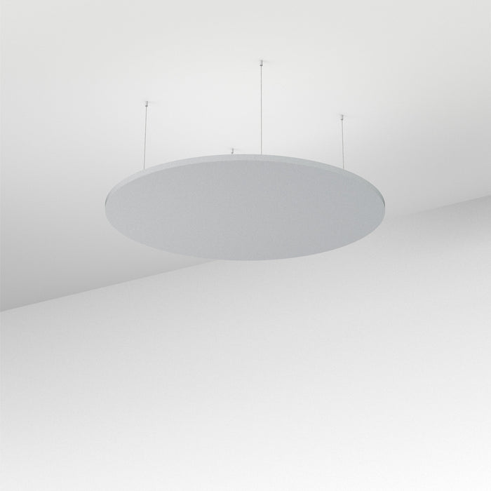 Acoustic Floating Ceiling Panel Round - Choice of Colours Light Grey BVAFPR1212LG