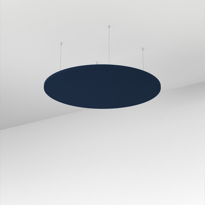 Acoustic Floating Ceiling Panel Round - Choice of Colours Navy Peony BVAFPR1212NP