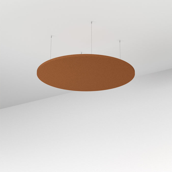 Acoustic Floating Ceiling Panel Round - Choice of Colours Rust BVAFPR1212RU