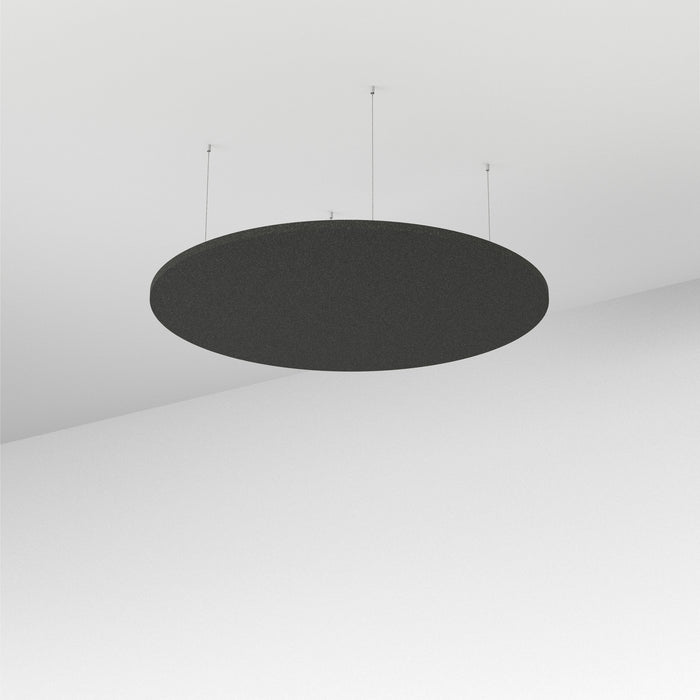 Acoustic Floating Ceiling Panel Round - Choice of Colours Sesame Grey BVAFPR1212SG