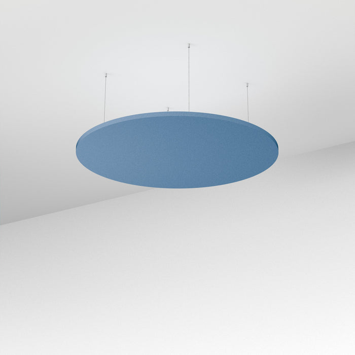 Acoustic Floating Ceiling Panel Round - Choice of Colours Sky Blue BVAFPR1212SB