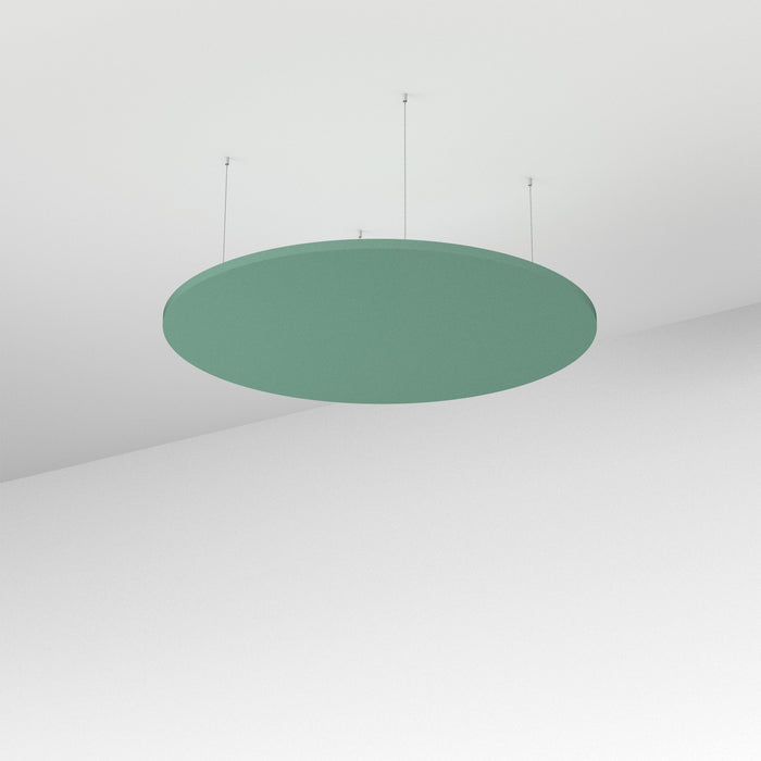 Acoustic Floating Ceiling Panel Round - Choice of Colours Turquoise BVAFPR1212TQ