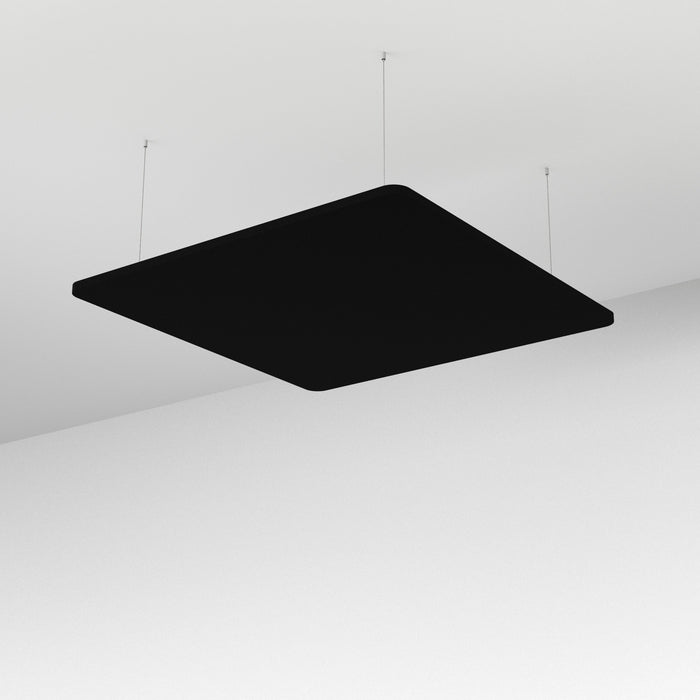 Acoustic Floating Ceiling Panel Square - Choice of Colours Black BVAFPS1212BB