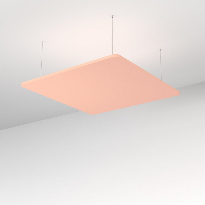 Acoustic Floating Ceiling Panel Square - Choice of Colours Blush Pink BVAFPS1212BP